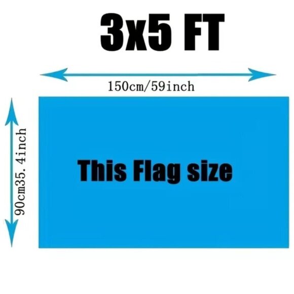 United States Flag 3 X 5 Foot Thin Blue Line Law Enforcement Officers Ou… - Picture 2 of 9